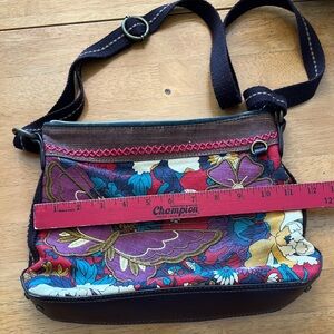 Sakroots Multicolor Floral Crossbody Bag